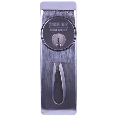 Sargent Exit Trim, Storeroom, 100 Control, Less Cylinder, US26D 106 26D SGT